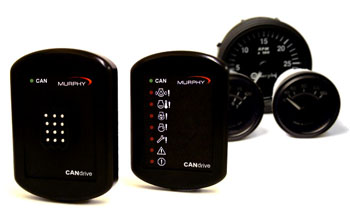 CANdrive J1939 to electric gauge interface