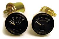 Electric sender-driven gauges for engines and driven equipment