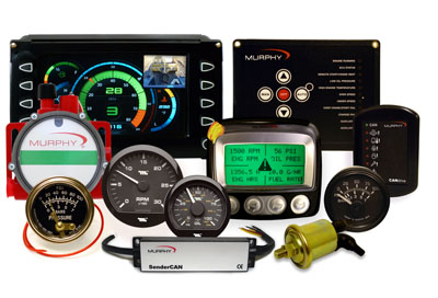 Murphy engine controls and instruments range