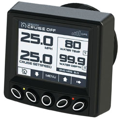 PV380 monochrome marine display - click to enlarge