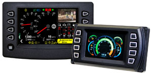 PV780 QVGA colour touchscreen display for CAN J1939 vehicle systems